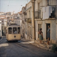 Lisbon tram, 1978
